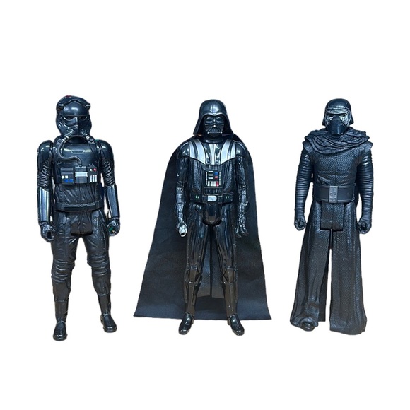 Hasbro Star Wars Darth Vader-Kylo Ren-Tie Fighter Pilot 12" Loose Action Figures - Picture 2 of 8